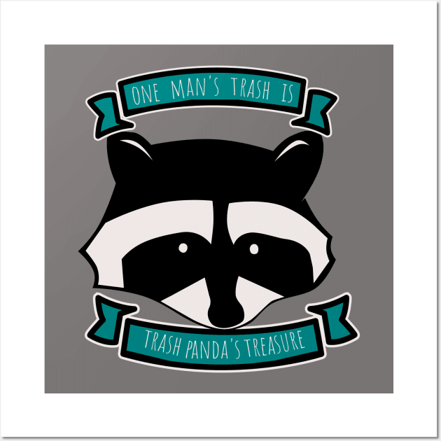 Trash Panda's Treasure Wall Art by nonbeenarydesigns